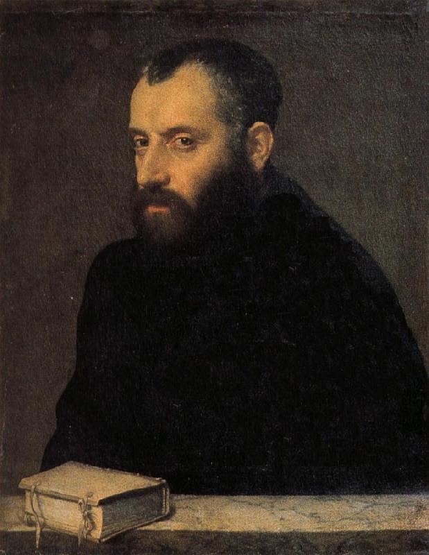 MORONI, Giovanni Battista Portrait of a Gentllman with a Book oil painting image